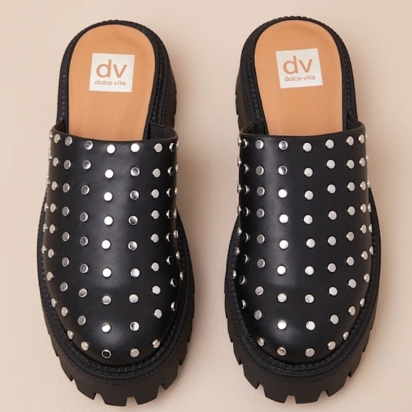 ✨ Dolce Vita Studded Slip-Ons — Size 8 - Picture 2 of 5